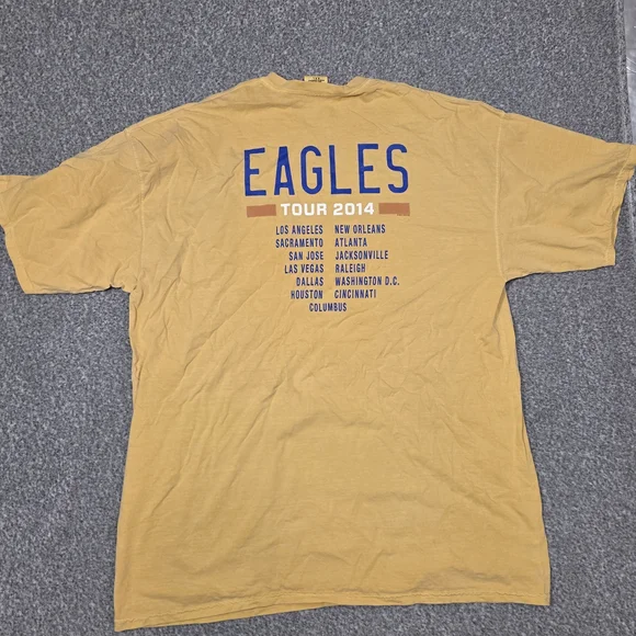 Comfort Colors California Eagles Yellow Tee - Picture 4 of 9